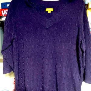 Lane Bryant 3/4 sleeve sweater